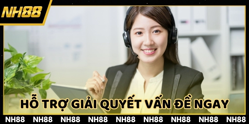 Kết nối nhanh chóng với hỗ trợ trực tuyến, giải quyết mọi vấn đề ngay lập tức